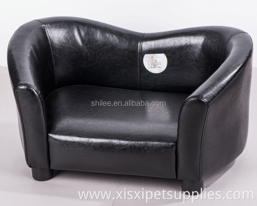 Heart shape PU pet sofa/dog chair